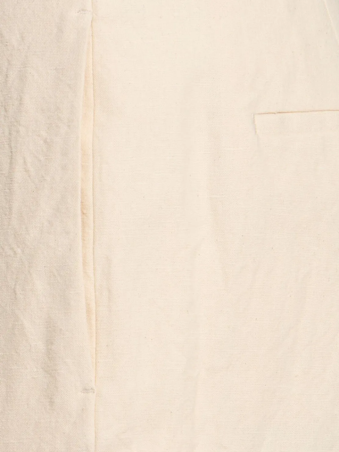 Pantaloni cropped Credo in lino e cotone