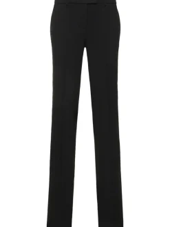 Pantaloni dritti Carolyn in crepe sablé