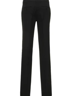 Pantaloni dritti Carolyn in crepe sablé