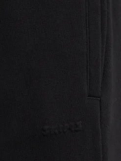 Pantaloni dritti in felpa di misto cotone