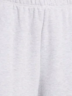 Pantaloni dritti in felpa di misto cotone