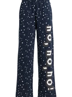 Pantaloni dritti in misto cotone