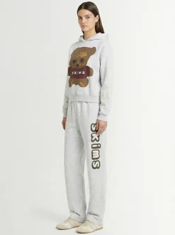 Pantaloni dritti in misto cotone