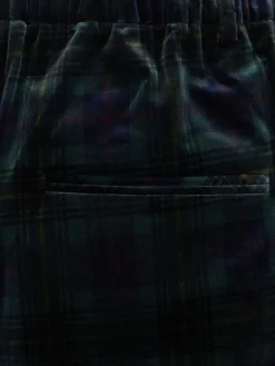 Pantaloni dritti in velluto di cotone