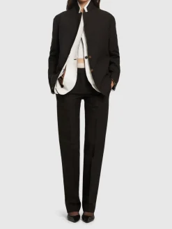 Pantaloni dritti Selvie a vita bassa