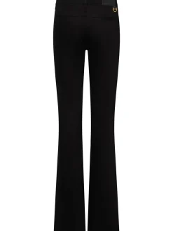 Pantaloni dritti vita alta