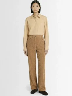 Pantaloni gamba ampia Clair in misto lana