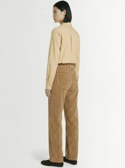 Pantaloni gamba ampia Clair in misto lana