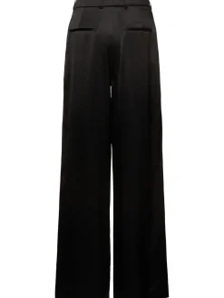 Pantaloni gamba ampia con doppia pince