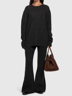 Pantaloni Gregori in maglia di cashmere