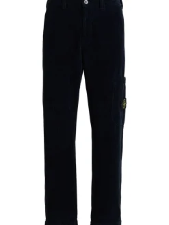 Pantaloni in cotone millerighe