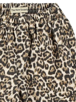 Pantaloni in cotone stampato
