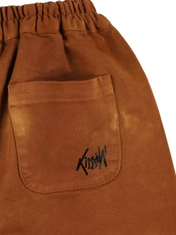 Pantaloni in cotone stampato