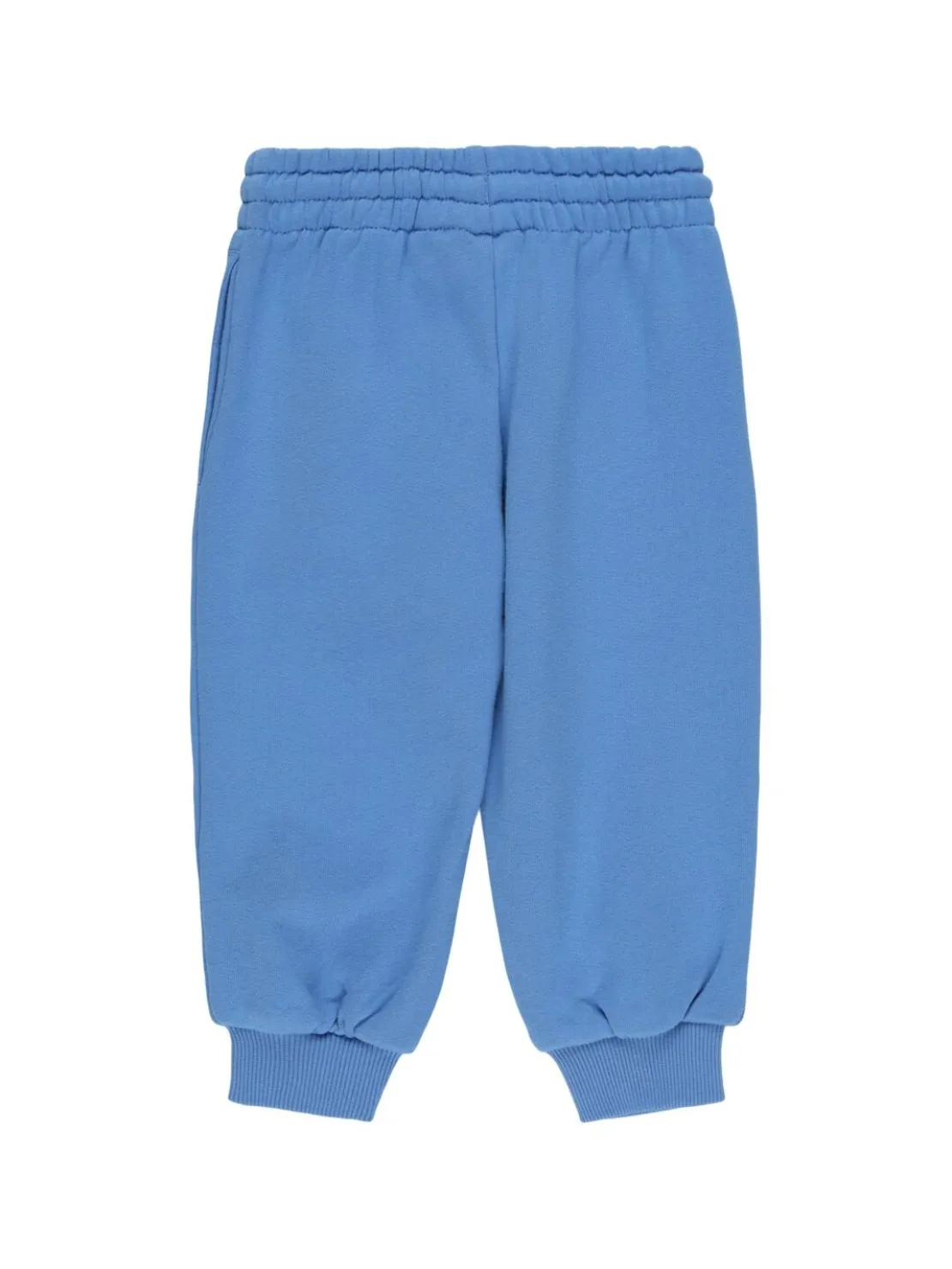 Pantaloni in felpa di cotone biologico con ricamo