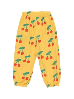 Pantaloni in felpa di cotone con stampa Cherry