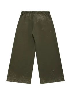 Pantaloni in felpa di cotone con logo