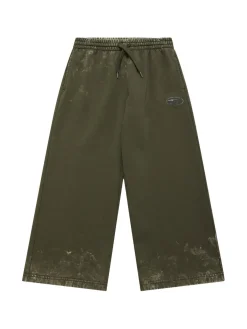 Pantaloni in felpa di cotone con logo