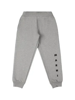 Pantaloni in felpa di cotone con logo