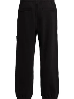 Pantaloni in felpa di lana e cotone