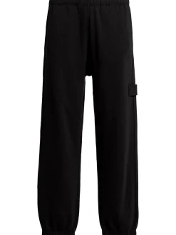 Pantaloni in felpa di lana e cotone