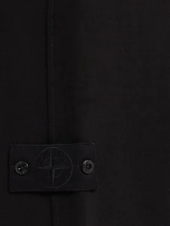 Pantaloni in felpa di lana e cotone