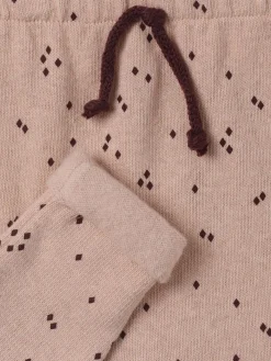 Pantaloni in felpa di misto cotone con stampa