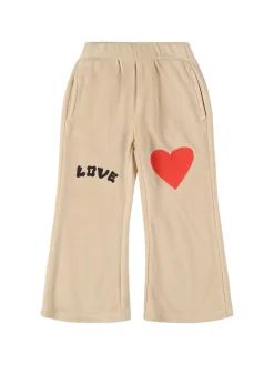 Pantaloni in felpa di misto cotone con stampa