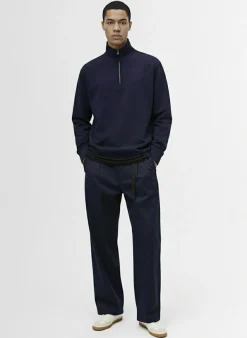 Pantaloni in gabardina stretch