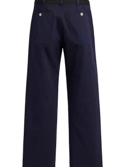 Pantaloni in gabardina stretch