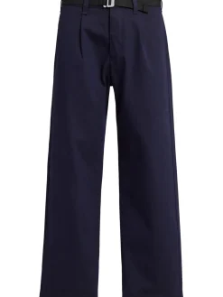 Pantaloni in gabardina stretch