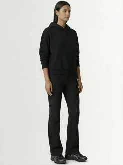 Pantaloni in jersey di cotone felpato