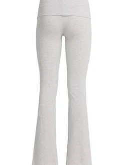 Pantaloni in jersey di cotone felpato