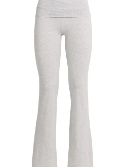 Pantaloni in jersey di cotone felpato
