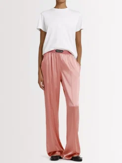 Pantaloni in jersey di viscosa
