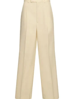 Pantaloni in lana e mohair
