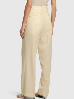 Pantaloni in lana e mohair