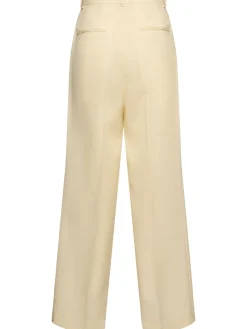 Pantaloni in lana e mohair