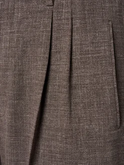 Pantaloni in lino e seta Silas