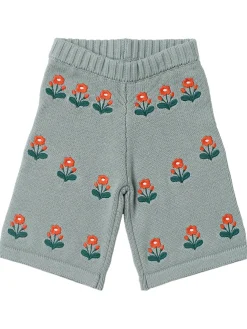 Pantaloni in maglia di lana e cotone