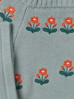 Pantaloni in maglia di lana e cotone