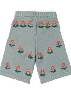 Pantaloni in maglia di lana e cotone