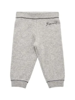 Pantaloni in maglia di lana e cashmere
