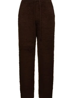 Pantaloni in maglia di misto lana