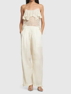 Pantaloni in misto cotone