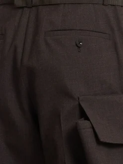 Pantaloni in misto lana