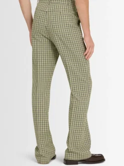 Pantaloni in misto lana con pinces