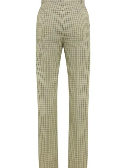 Pantaloni in misto lana con pinces