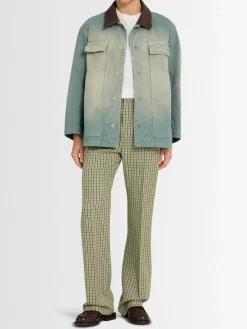 Pantaloni in misto lana con pinces