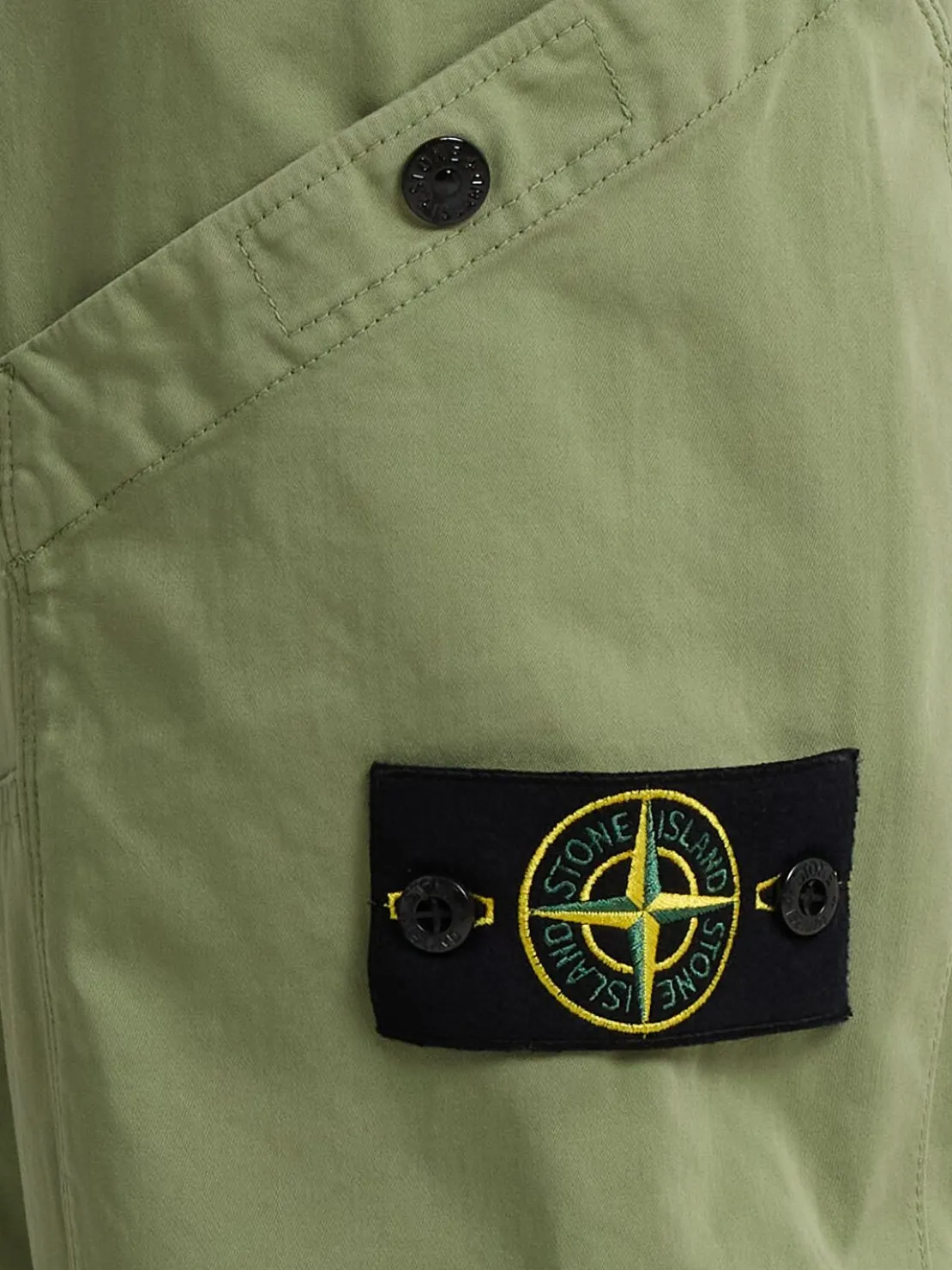 Pantaloni in raso di cotone stretch