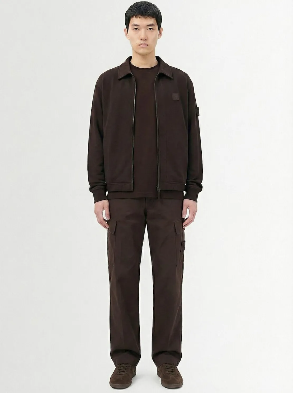 Pantaloni in tela di cotone